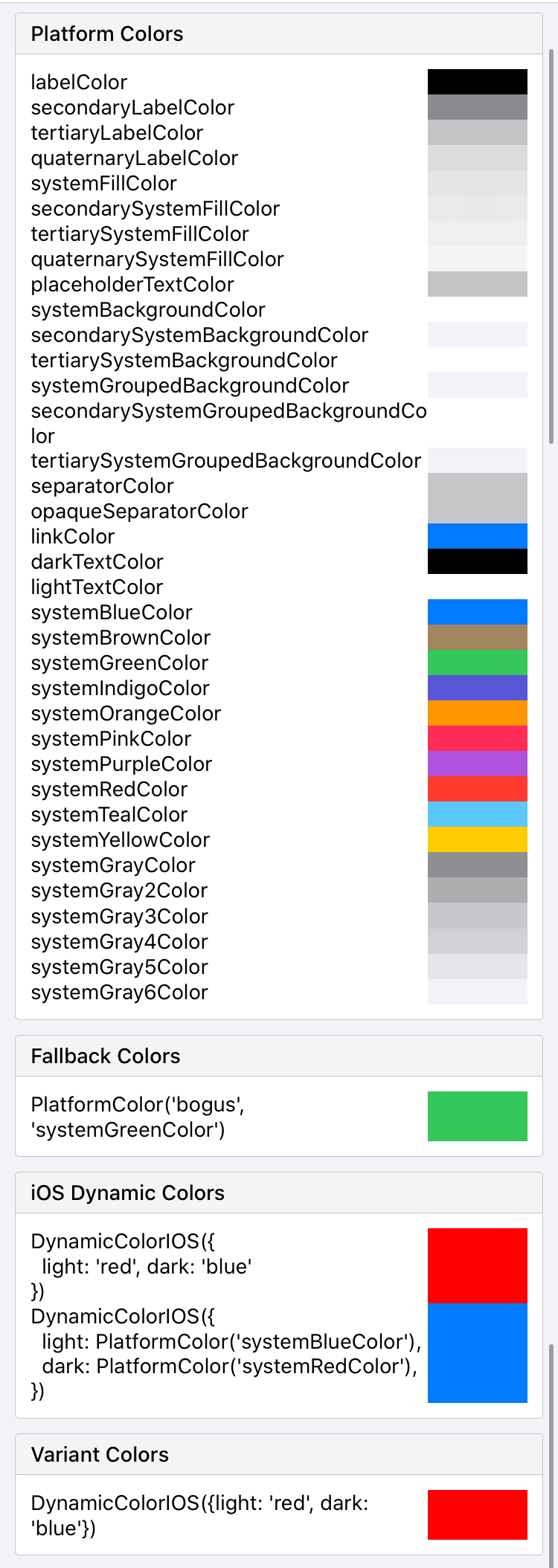 React Native 0.63 preview - Pressable, PlatformColor, and DynamicColor ...
